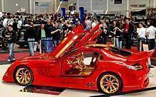 Mercedes-Benz Mc Laren SLR 999 Red Gold Dream von Ueli Anliker Design. Foto: Auto-Reporter/Messe Friedrichshafen